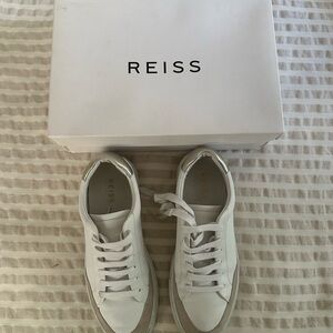 Reiss Off-White Casual Sneakers